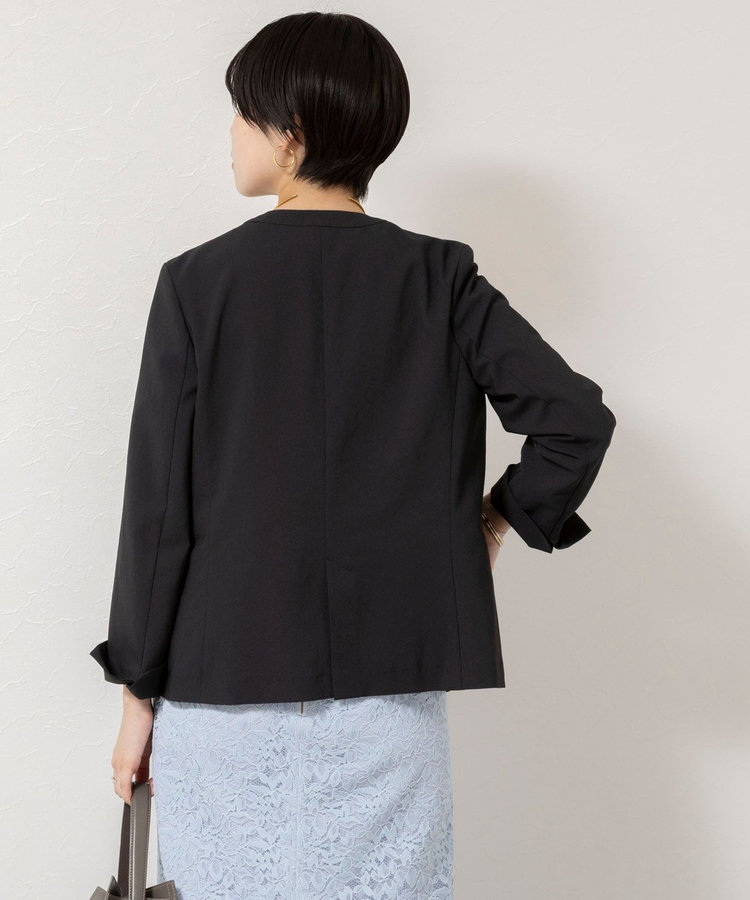 《セットアップ対応/UVカット/接触冷感》ウォッシャブルDry toro ノーカラージャケット