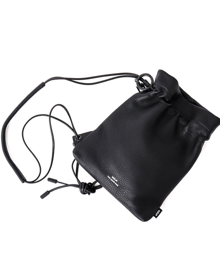 【waku/ワク】レザー巾着ミニショルダー WK-0030