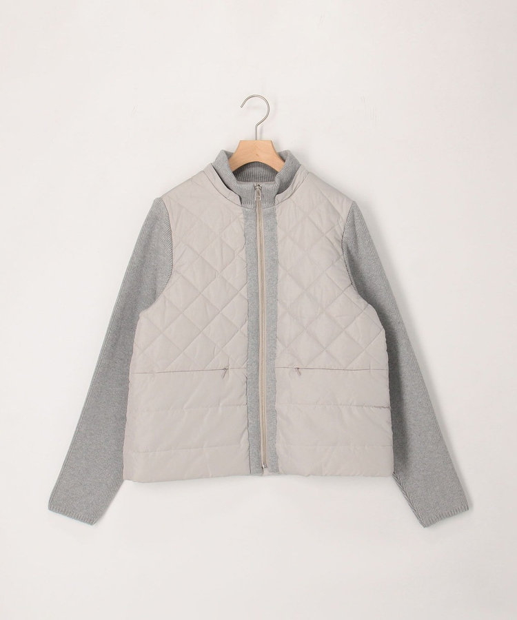 中綿×ニット2WAY切替ジャケット