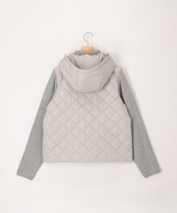 中綿×ニット2WAY切替ジャケット