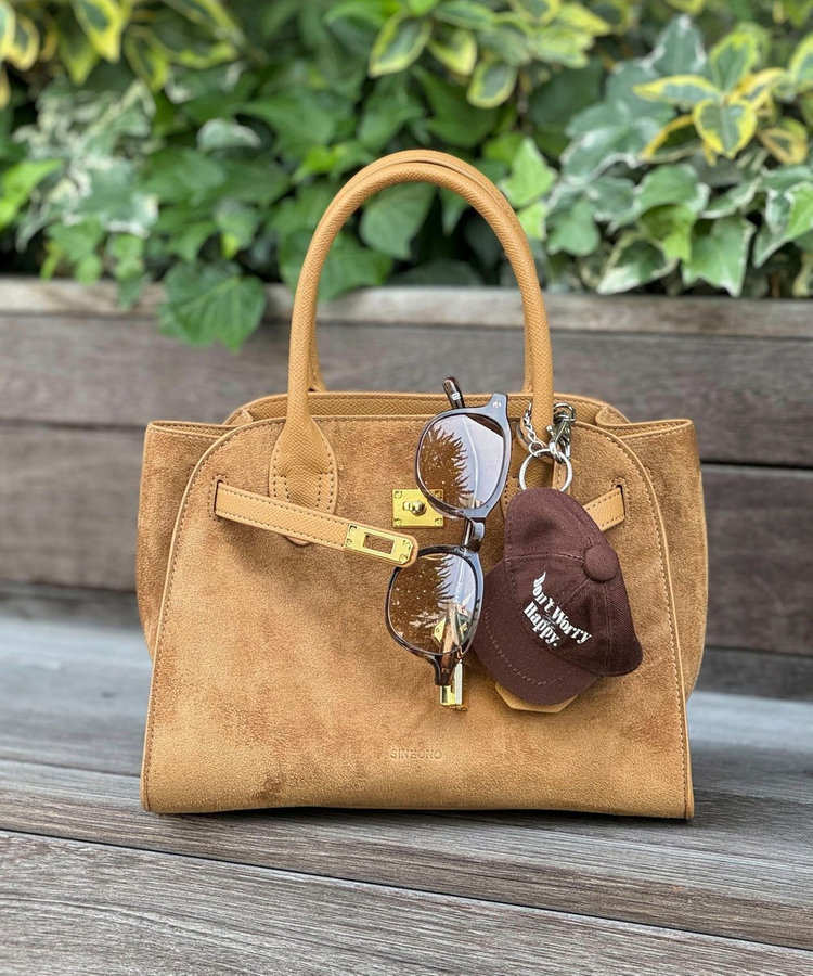 SINBONO/シンボノ】 スエードコンビトートバッグ（5-0442-4-12-101