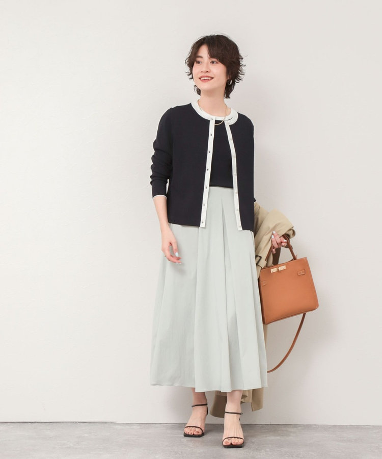 WEB限定 GW SPECIAL PRICE】タフタタックフレアスカート（4-0030