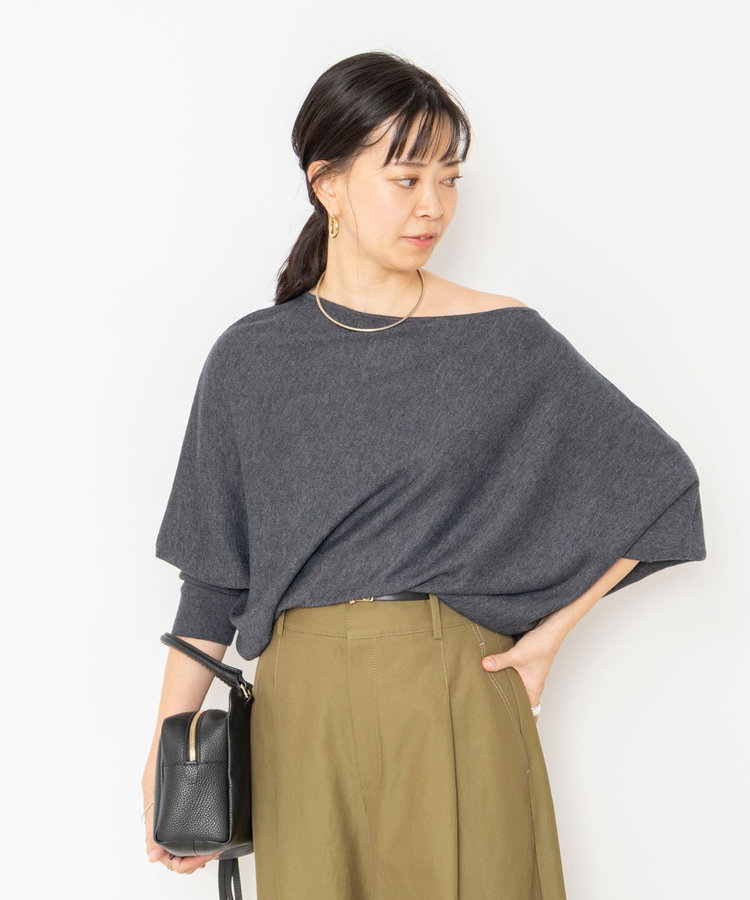 【BECシリーズ】【一部WEB限定カラーアイテム】ドレープドルマンプルオーバー