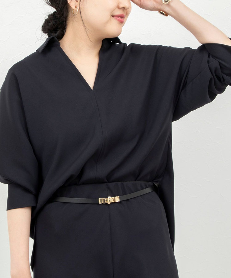 【一部WEB限定カラーアイテム】《セットアップ対応》ウォッシャブルツイルスキッパーシャツ