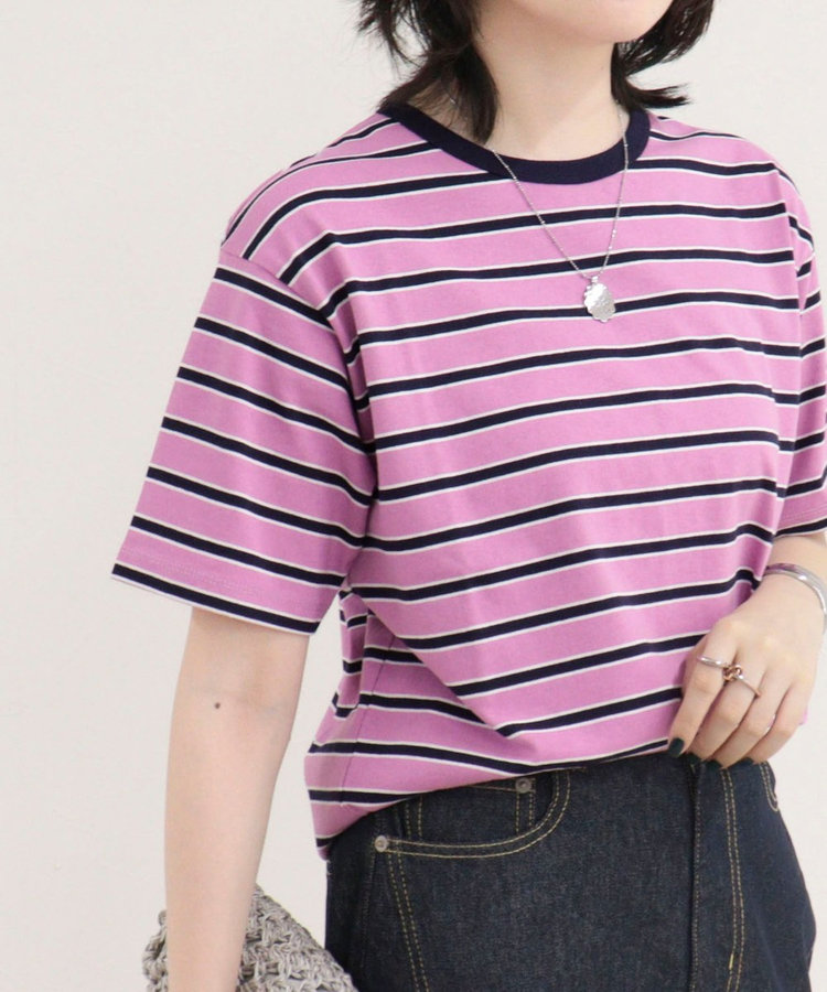 【汗ジミ軽減】ボーダーTシャツ