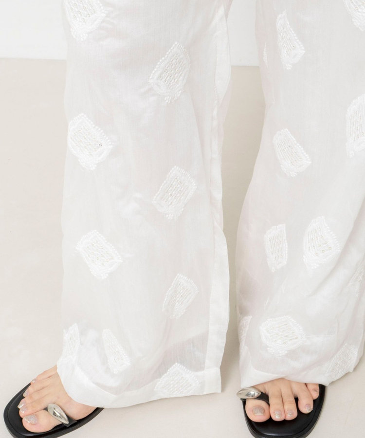 《セットアップ対応》インド刺繍パンツ