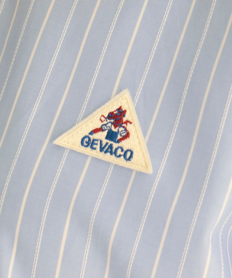 【GEVACO/ゲバコ】バンドカラーロングスリーブシャツ