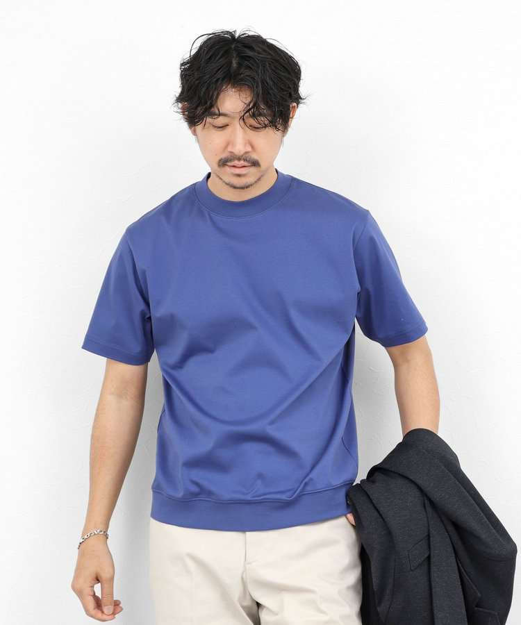［WEB限定 SPECIAL SALE！］《ビジカジ対応》シルケットスムース クルーネックドレスTシャツ 26SS