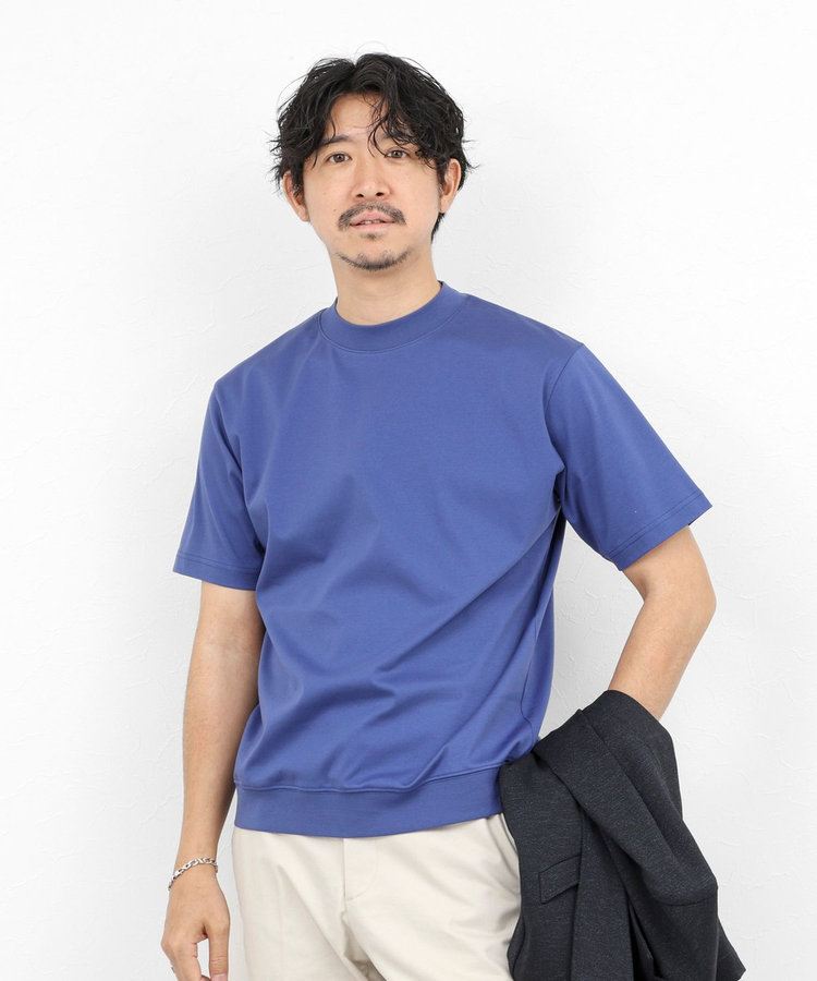 ［WEB限定 SPECIAL SALE！］《ビジカジ対応》シルケットスムース クルーネックドレスTシャツ 26SS