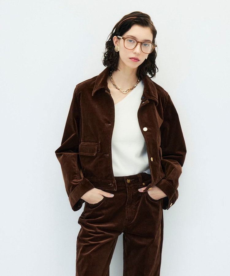 【RM denim】コーデュロイフレアショート丈Gジャン