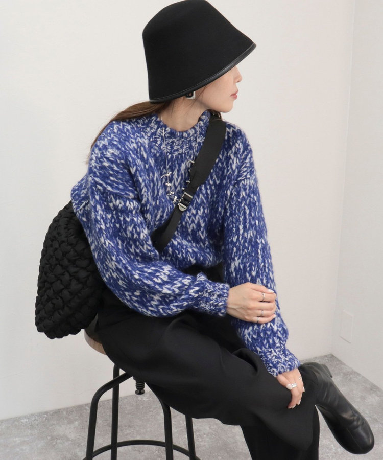 【12/7までの出品】Etrarium \"静寂と青\" Knit N7442_BL7032?$crop1254$
