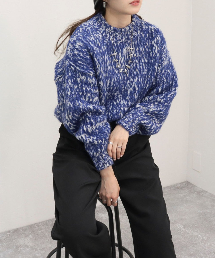 TRICOTS JEAN MARC/トリコジャンマルク】別注カラー有り、カラーニット