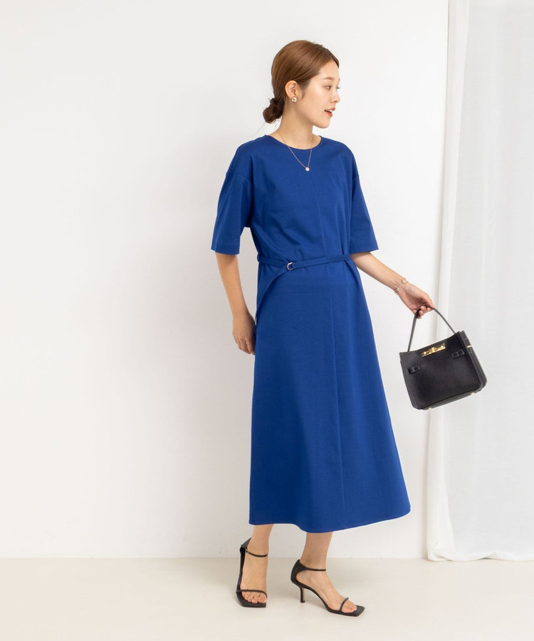 会員限定 BLACK FRIDAY対象］ウォッシャブルシルケットスムース5分袖