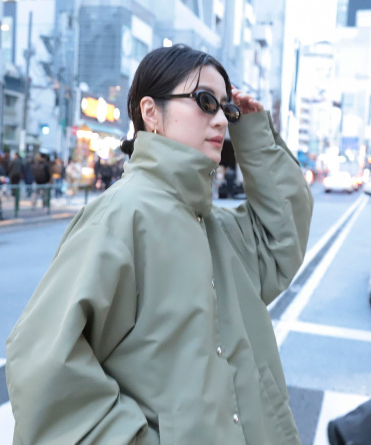 【新色追加/一部WEB限定カラー】【MAQWEL/マクウェル】スタンドネックコーチジャケット