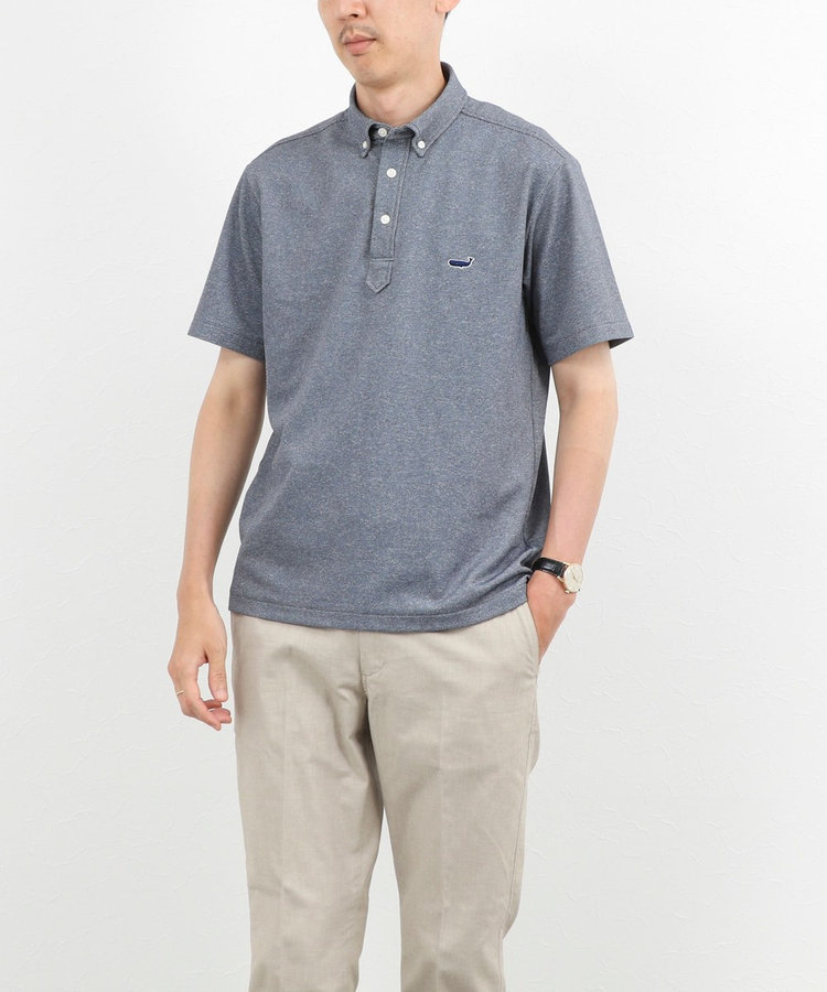 《ビジカジ対応》クジラ Polo ボタンダウンポロシャツ 26SS