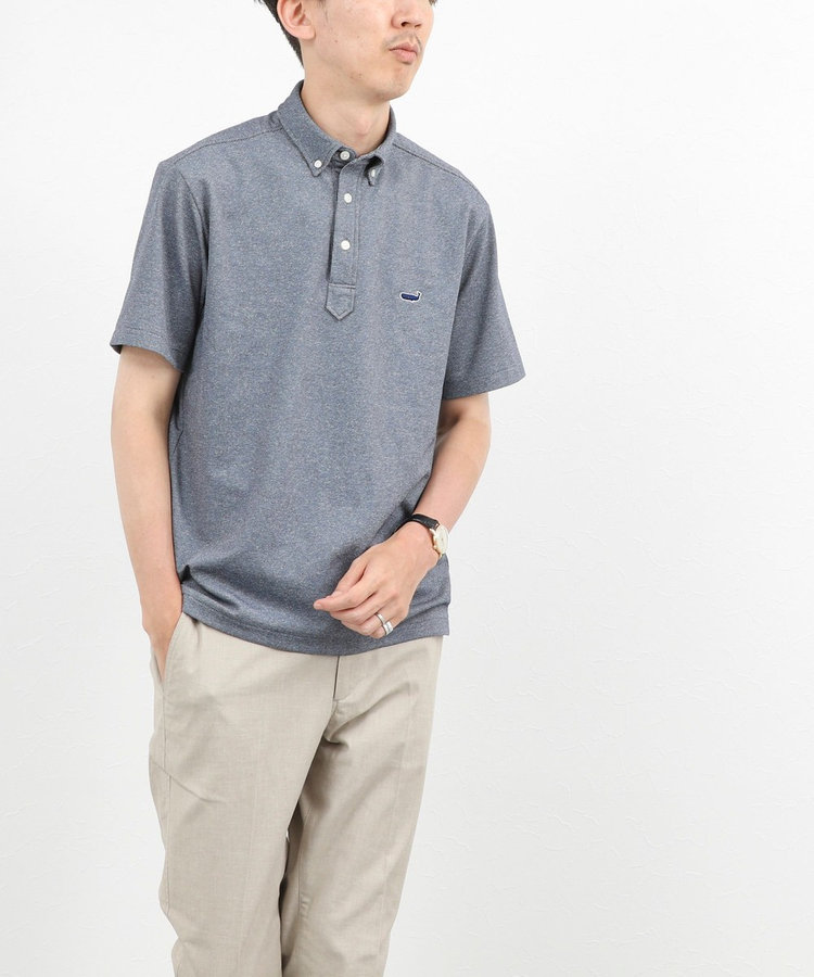 《ビジカジ対応》クジラ Polo ボタンダウンポロシャツ 26SS