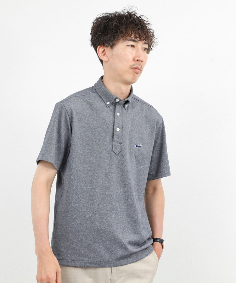 《ビジカジ対応》クジラ Polo ボタンダウンポロシャツ 26SS