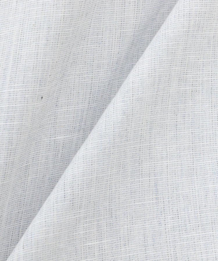 綿麻パラシュートボタン7分袖シャツ 26SS