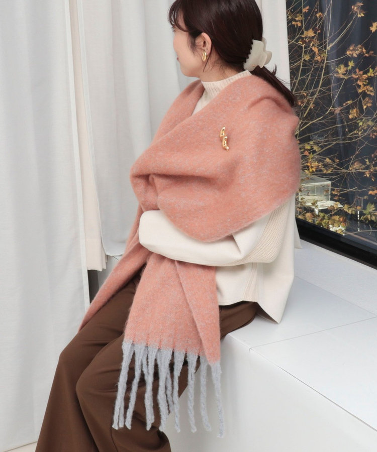 ヘアリーシャドーカラーマフラー