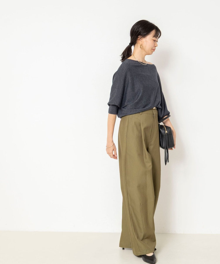 【BECシリーズ】【一部WEB限定カラーアイテム】ドレープドルマンプルオーバー