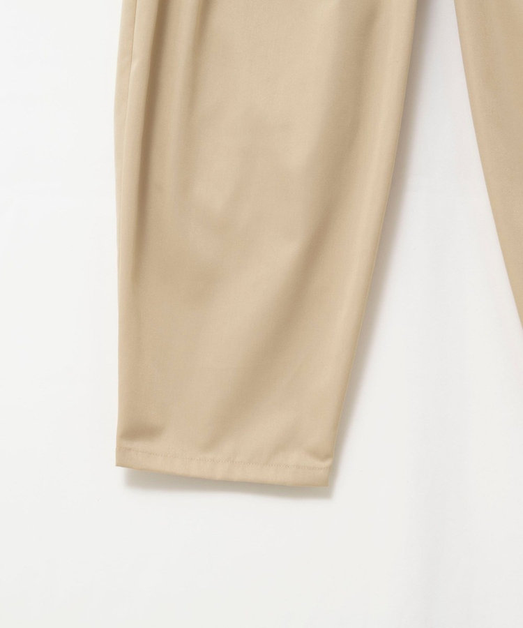 ウォッシャブルタックバレルチノパンツ