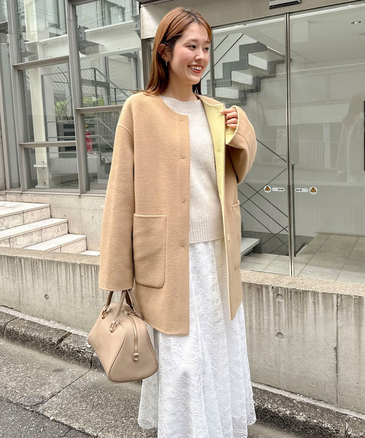 配色リバーコート