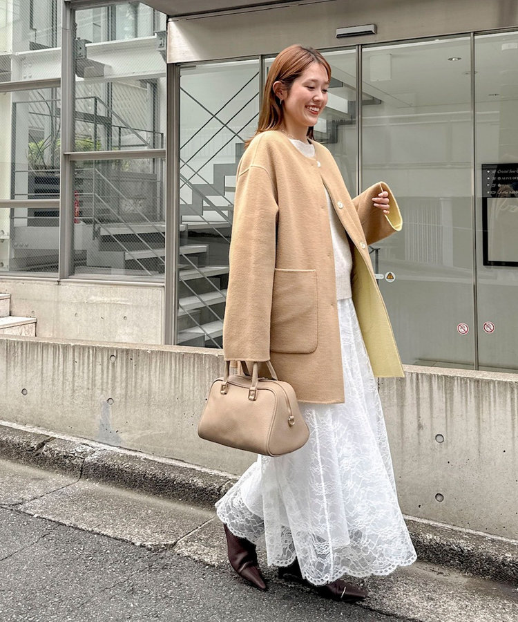 配色リバーコート