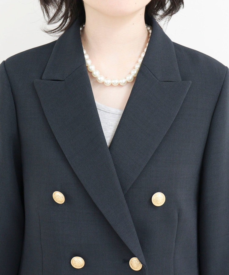 【定番人気をアップデート】ダブルブレストジャケット