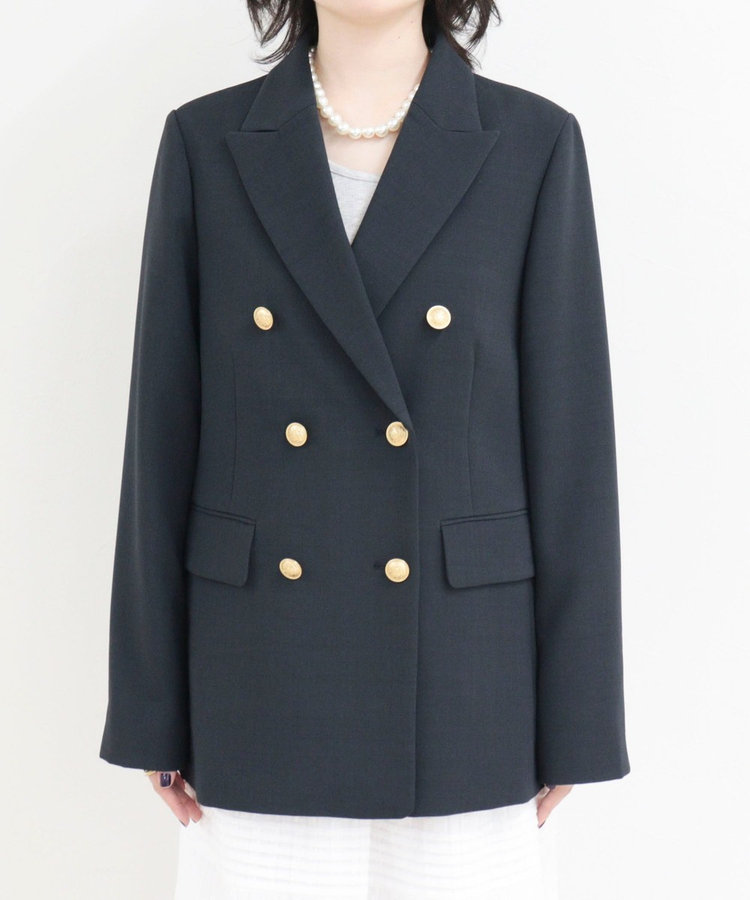 【定番人気をアップデート】ダブルブレストジャケット