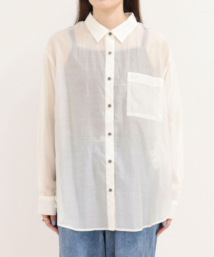 ［WEB限定 SPECIAL SALE！］シアーシャツ