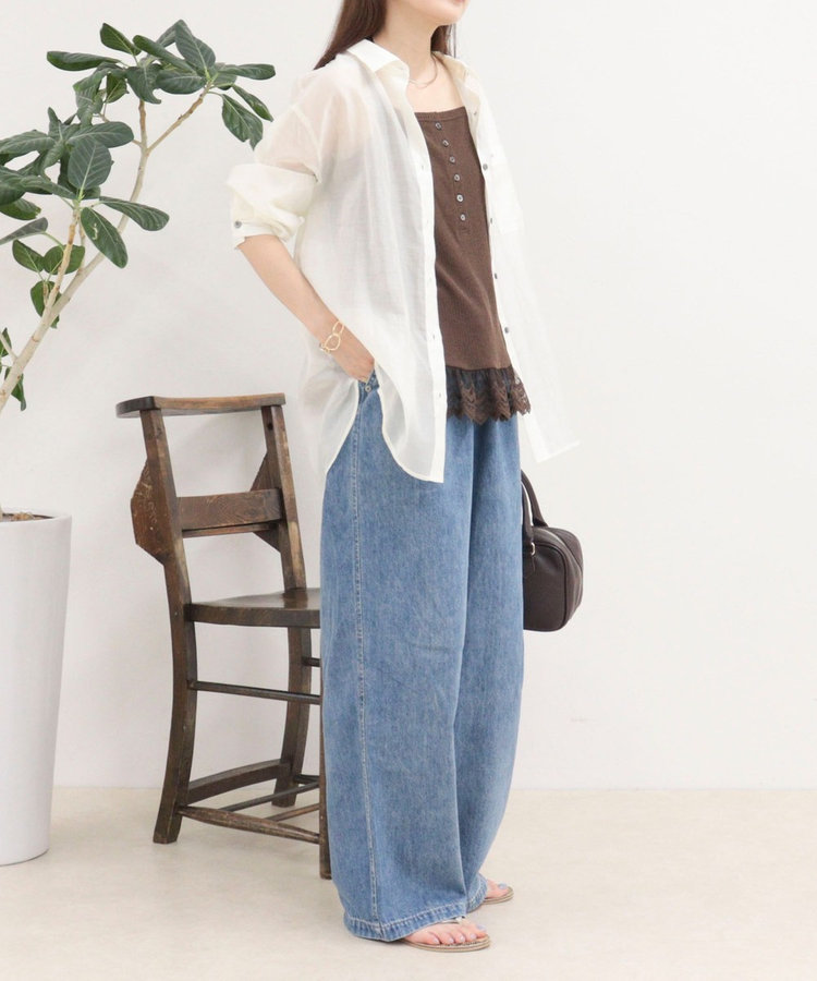 ［WEB限定 SPECIAL SALE！］シアーシャツ