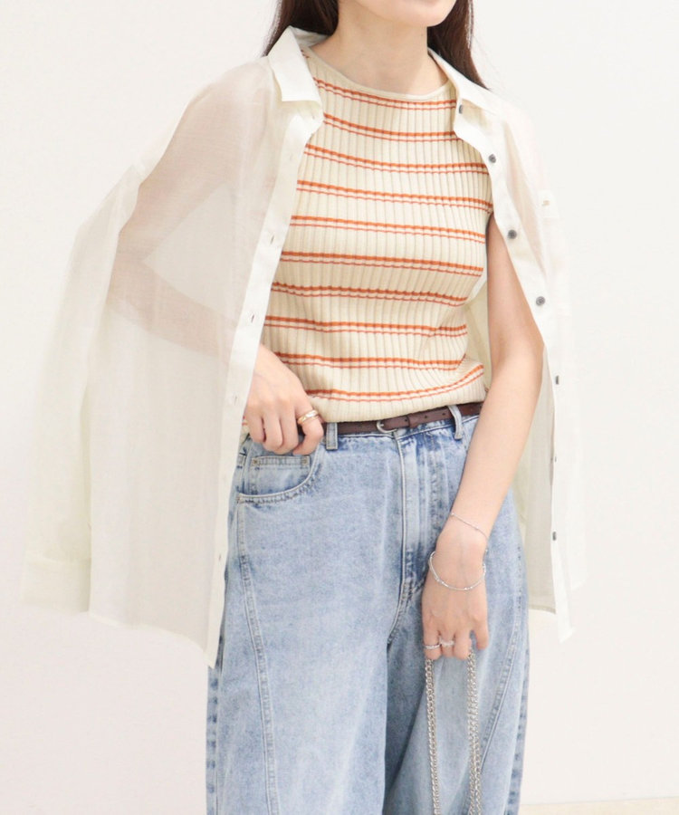 ［WEB限定 SPECIAL SALE！］シアーシャツ