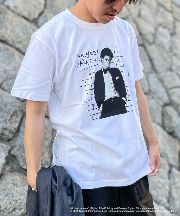 WEB限定 TIME SALE！］MICHAEL JACKSON PHOTO TEE by GOOD ROCK  SPEED（4-0640-2-53-604）｜NOLLEY'S goodman(ノーリーズ  グッドマン）｜NOLLEY'S(ノーリーズ）｜men（MEN）｜NOLLEY'S MALL（ノーリーズ モール）