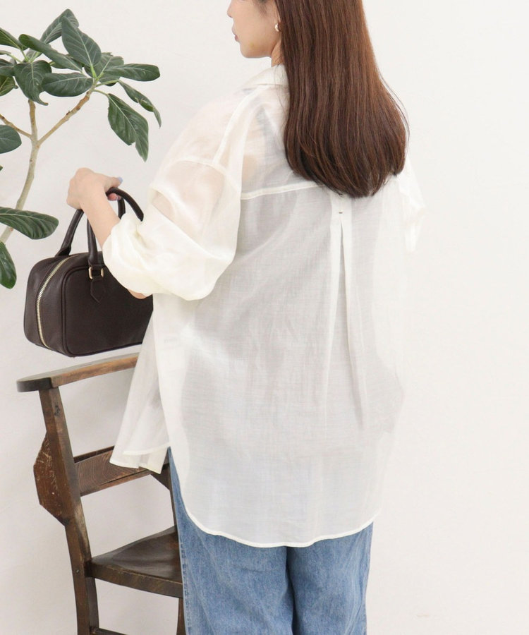 ［WEB限定 SPECIAL SALE！］シアーシャツ