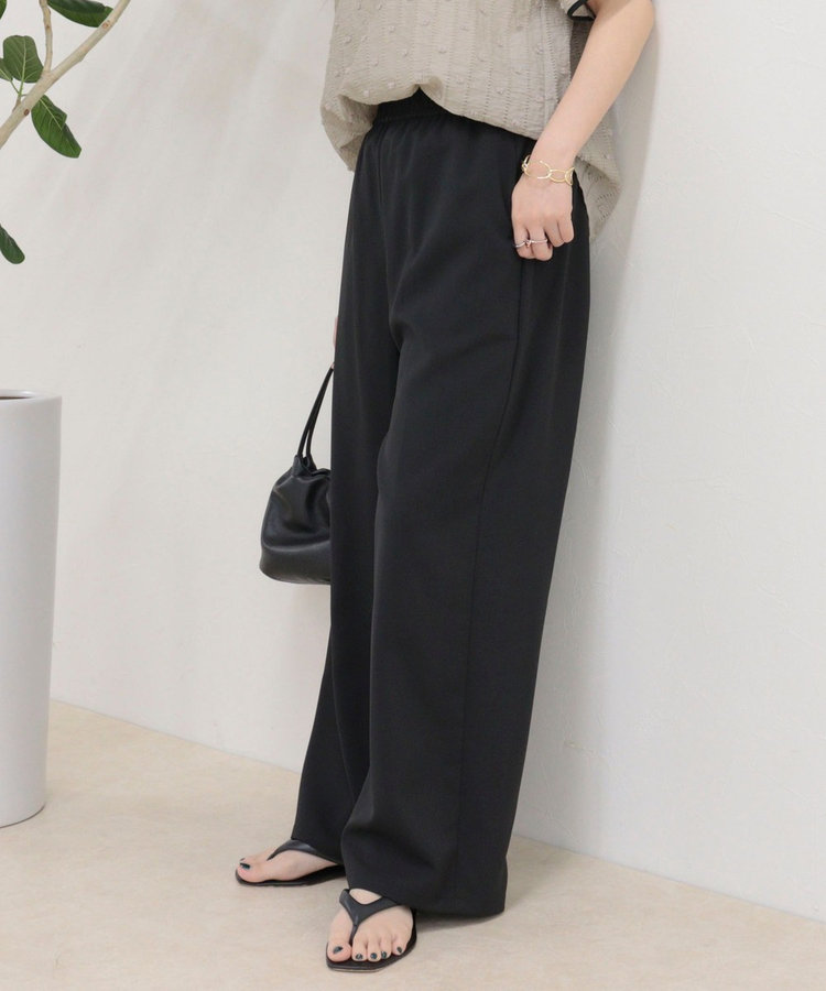 ［WEB限定 SPECIAL SALE！］【接触冷感】《低身長サイズ34有り》ドライポリイージーセミワイドパンツ