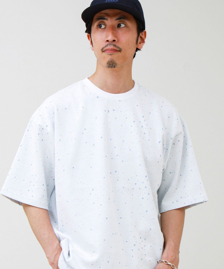WEB限定 TIME SALE！］星穴ネップボンディング クルーネックTシャツ（6
