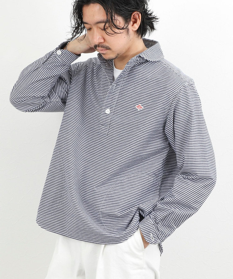 【DANTON/ダントン】DT-B0282OXP ROUND COLLAR P.O SHIRT LS 26SS