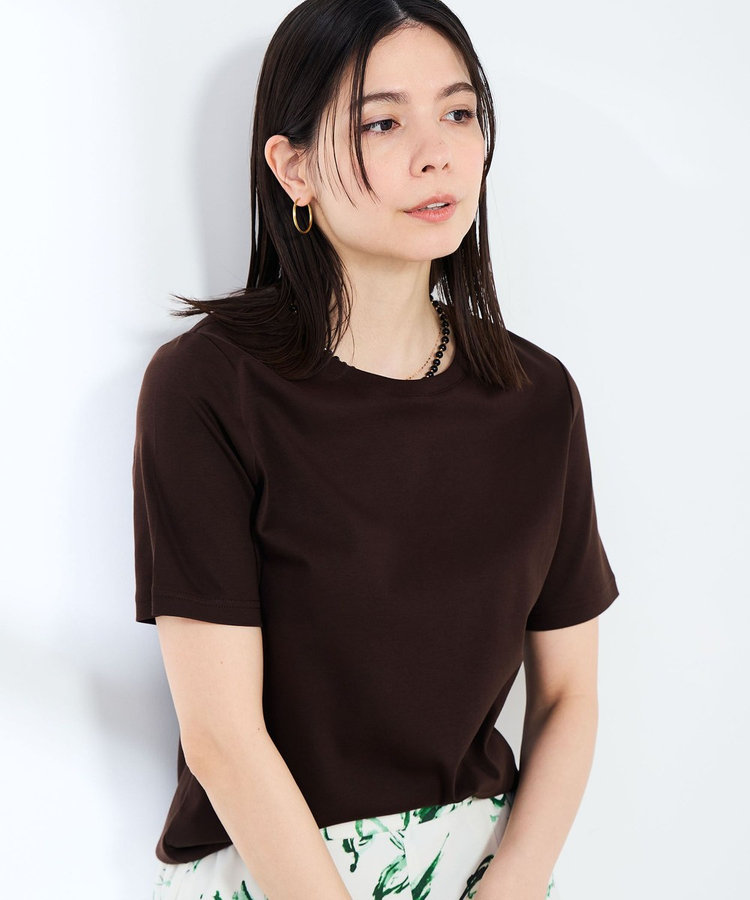 《手洗い可能》W&Wベイシック丈Tシャツ