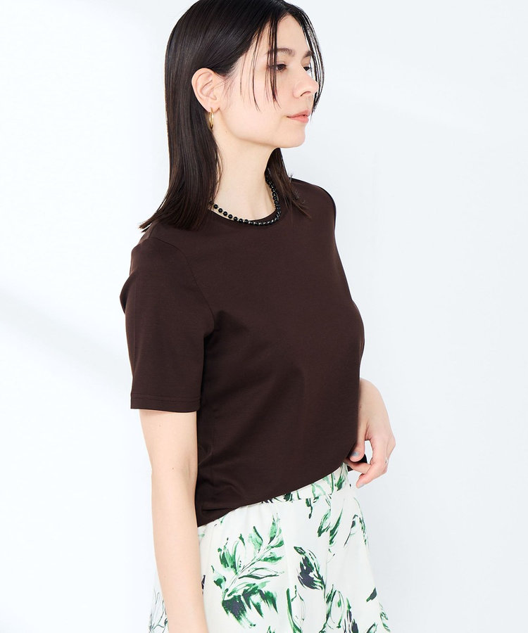 《手洗い可能》W&Wベイシック丈Tシャツ