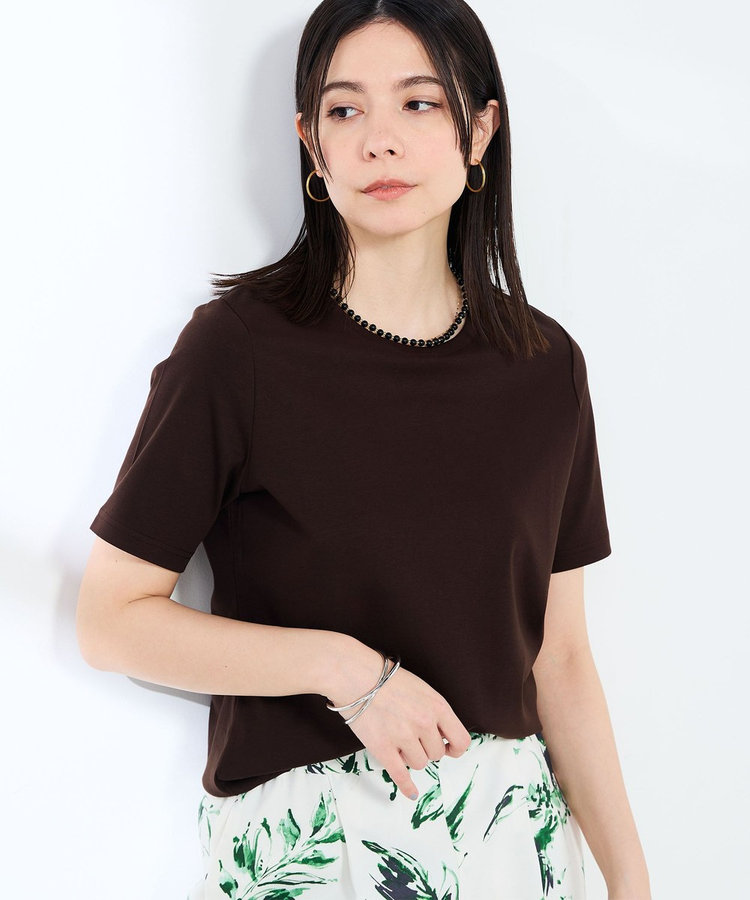 《手洗い可能》W&Wベイシック丈Tシャツ