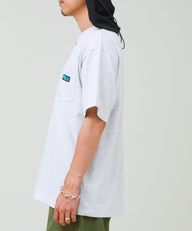 【Franklin Climbing/フランクリンクライミング】ヘンリーネックラベルTシャツ