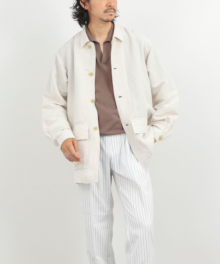 Li/R リネンレーヨン シャツブルゾン 26SS
