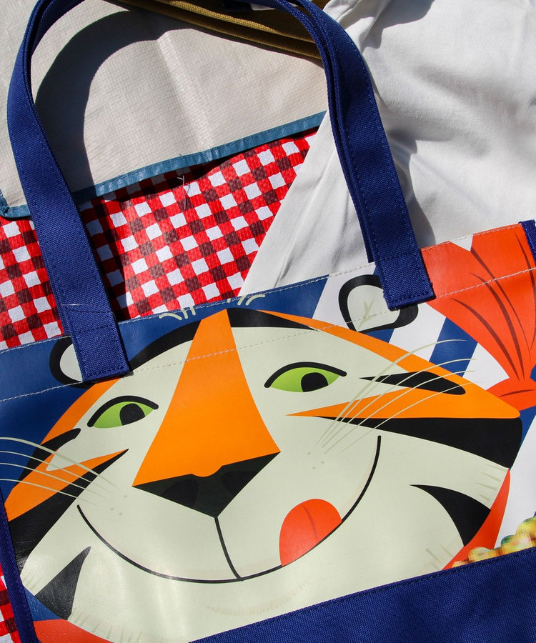 FTL VINTAGE Kelloggs Package print canvas bag