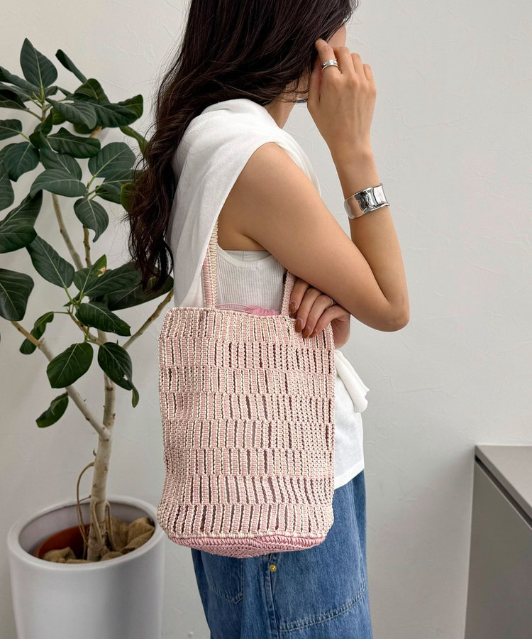 ★バグマティメッシュバックシルバーカラー完売品 The Bagmati(バグマティ)のメッシュショルダーバッグ通販