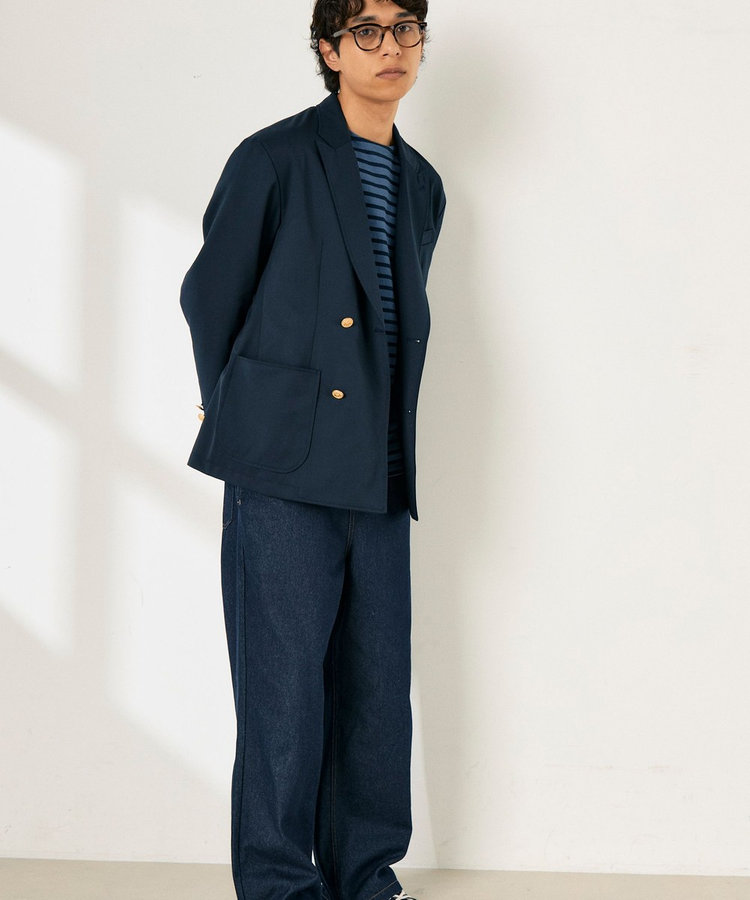 GLOSTER/グロスター】NAVY BLAZER ネイビーブレザー 紺ブレ 金 GLOSTER/グロスター】NAVY BLAZER ネイビーブレザー 紺ブレ 金