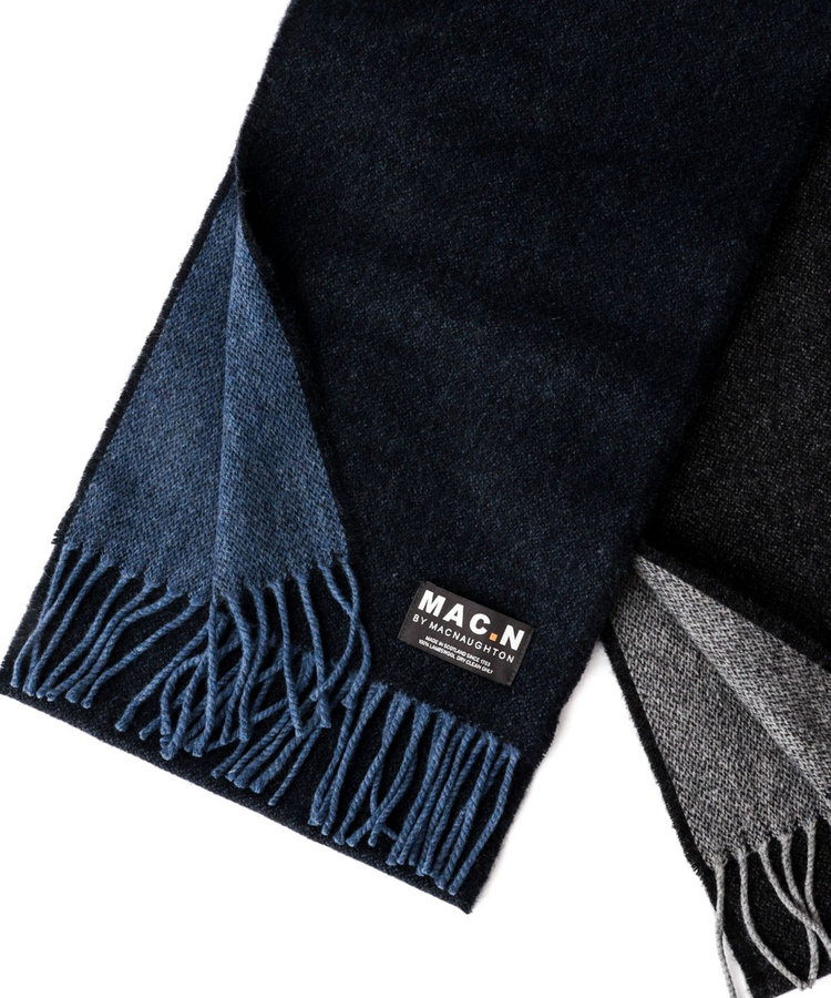 【MAC.N/マックエヌ】Lambswool Dual Scarf 25
