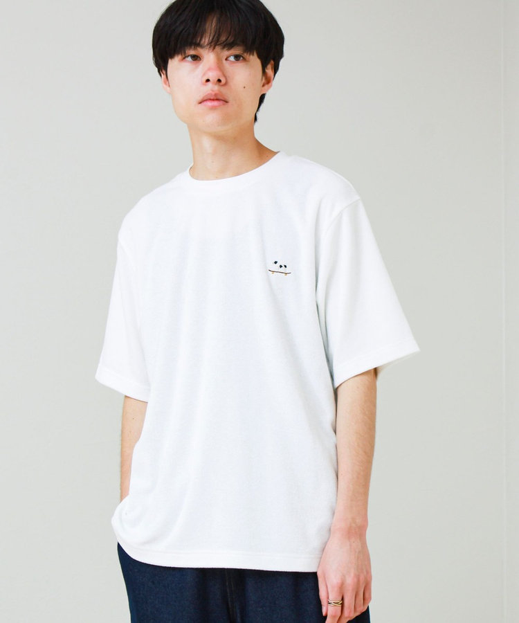 夏素材で快適】フレブルパイルTEE ワンポイント刺繍（6-0092-6-53-001
