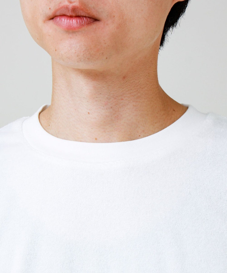 ［FREDY＆GLOSTER限定 TIME SALE！］【夏素材で快適】フレブルパイルTEE ワンポイント刺繍