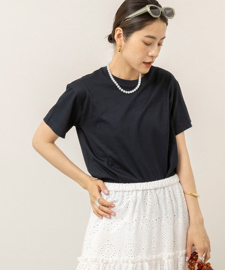 【MAQWEL/マクウェル】ウォッシャブルコンパクトコーマＴシャツ