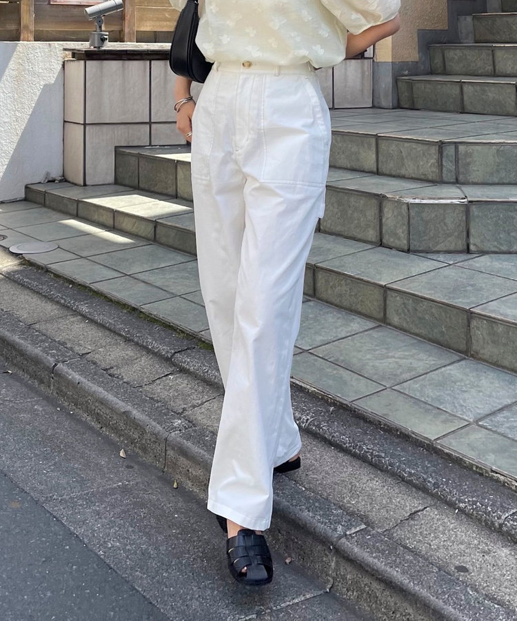 コットンラチネペインターパンツ（4-0021-3-29-012）｜fredy
